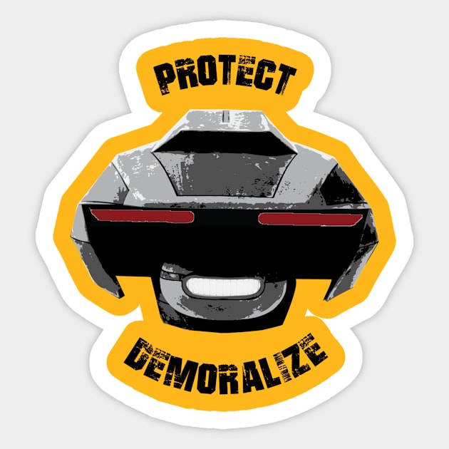 Protect and Demoralize Sticker by TheHydianWay